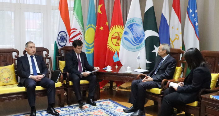 Встреча Генерального секретаря ШОС с заместителем Министра иностранных дел Республики Казахстан 